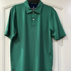 Brooks Brothers Boys Performance Series Stripe Polo Shirt - Youth Large